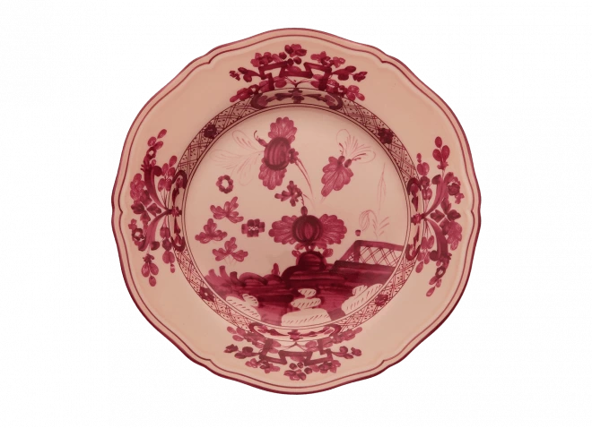 Oriente Italiano Dessert Plate, Vermiglio 1 Oriente Italiano Dessert Plate, Vermiglio