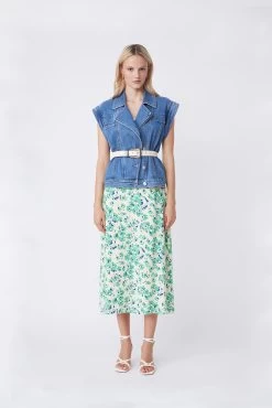 Dulce Jacket, Bleu Jeans -Fashion Clothing Shop 00W002917B