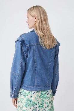Dulce Jacket, Bleu Jeans -Fashion Clothing Shop 00W002917E