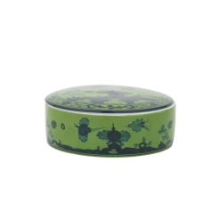 Oriente Italiano Round Box, Malachite