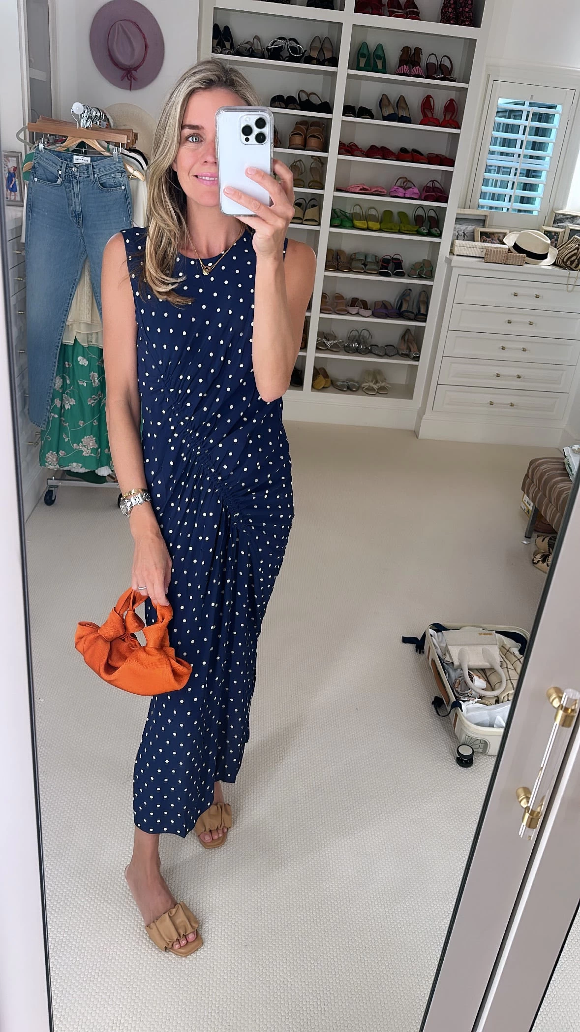 Baum Und Pferdgarten Allanna Dress, Blue Margot Dot 2 Baum Und Pferdgarten Allanna Dress, Blue Margot Dot - Image 2