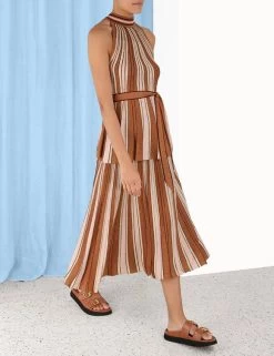 Zimmermann Luminosity Halter Top, Multi Stripe -Fashion Clothing Shop 3.4623tf231.mul .multi