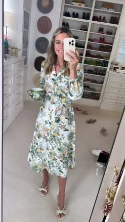 Belted Shirt Dress, Spring Chinoiserie -Fashion Clothing Shop 333EA024 E027 4B65 B3E0 AE41EA3E42F3