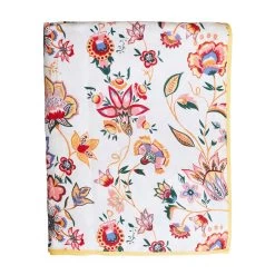 Jacobean Floral Tablecloth, Multi