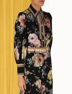 Zimmermann Luminosity Trouser, Multi Floral Black -Fashion Clothing Shop 5.2139pf231.mfbl .multi floral black