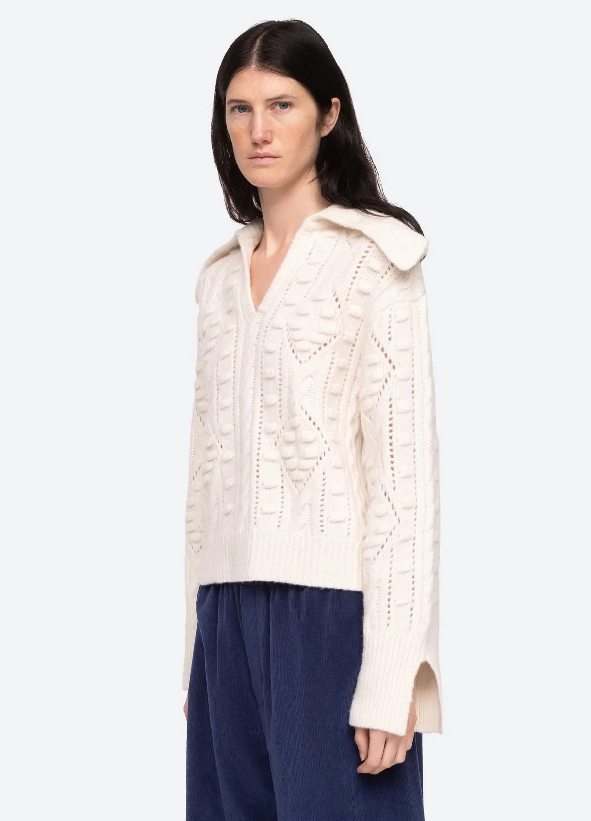 Cele Sweater, Cream 2 Cele Sweater, Cream - Image 2