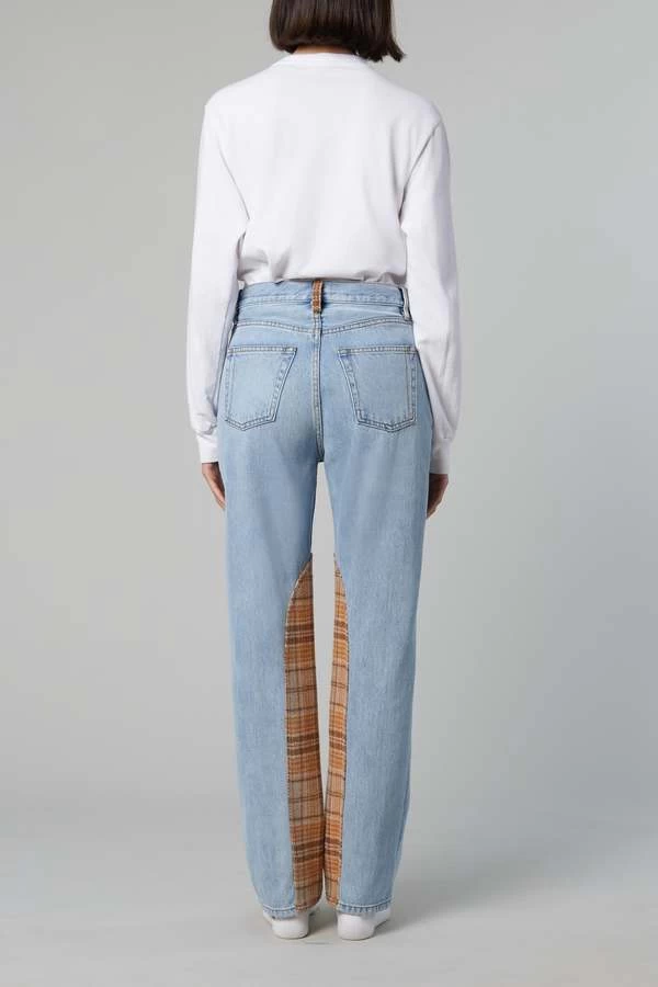 Butterscotch Childhood Denim With Chap Applique, Vintage Blue 2 Butterscotch Childhood Denim With Chap Applique, Vintage Blue - Image 2