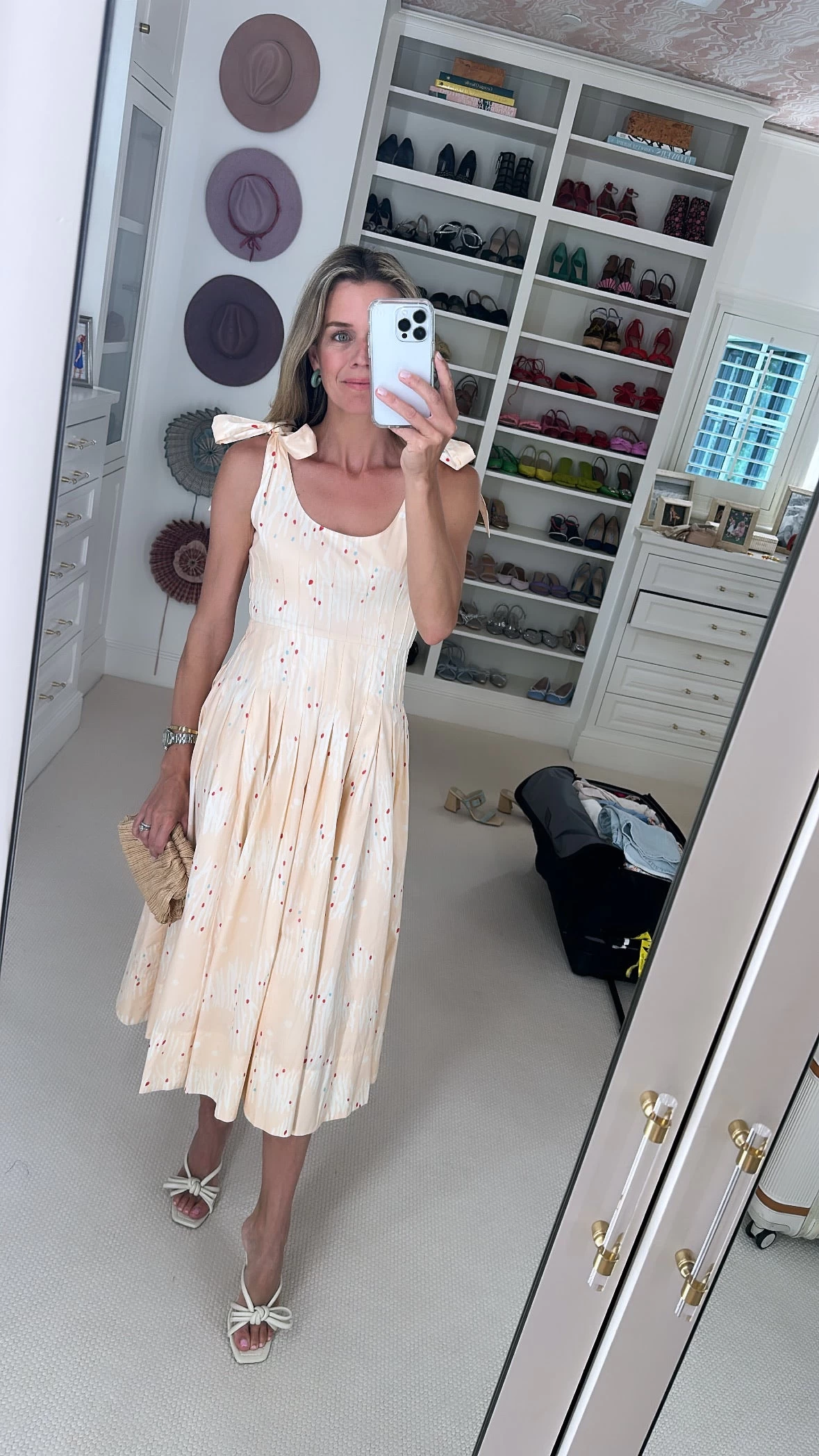 Braden Dress, Abstract Coral 2 Braden Dress, Abstract Coral - Image 2