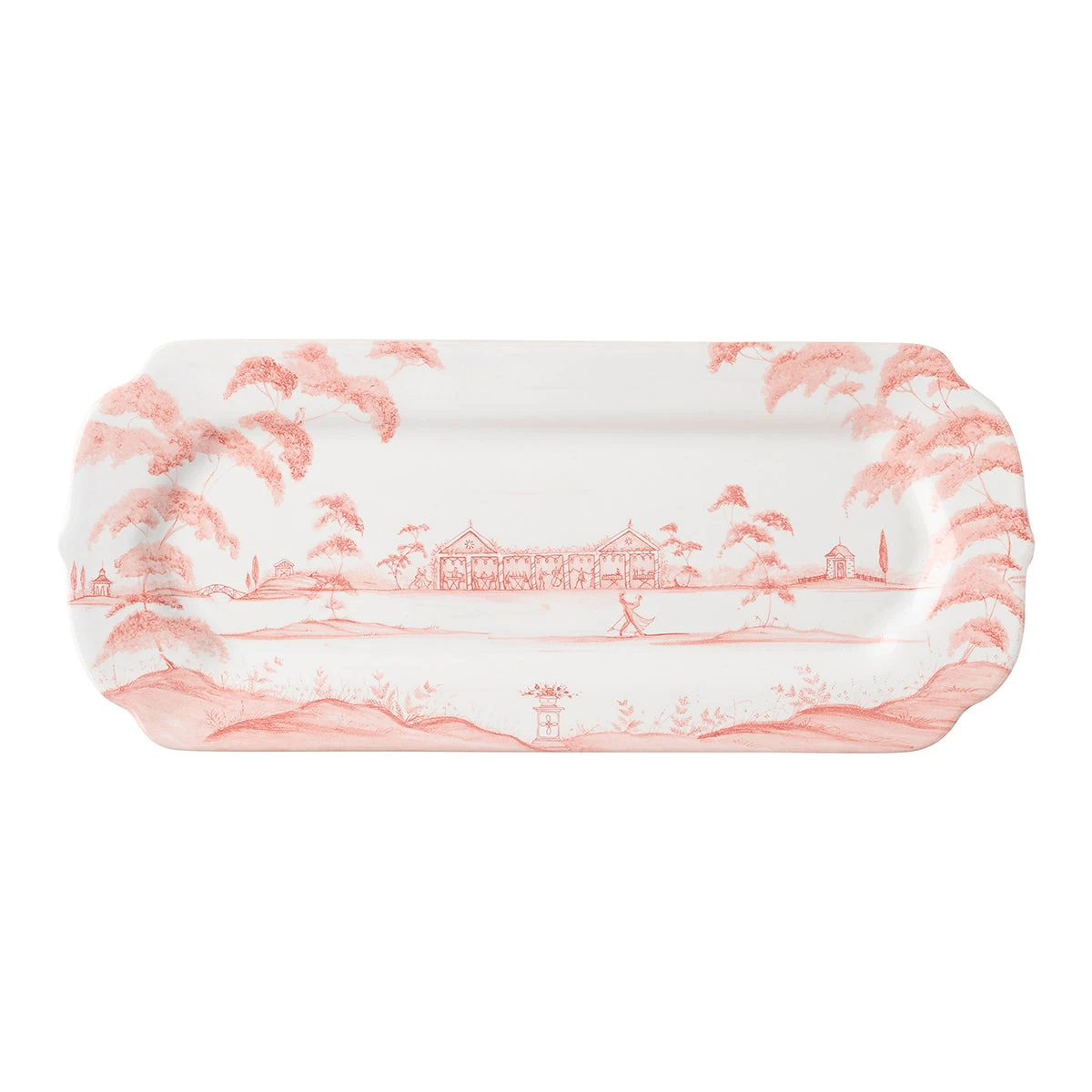Country Estate Petal Pink Hostess Tray 1 Country Estate Petal Pink Hostess Tray