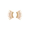 Petite Crystal Madeline Studs, Gold