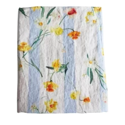 Daffodil Stripe Large Tablecloth, Multi