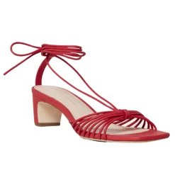 Loeffler Randall Riley Lace-Up Sandal, Poppy