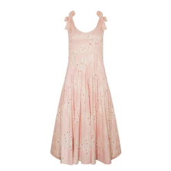 Braden Dress, Abstract Coral