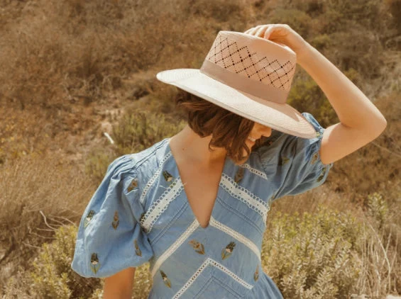 FREYA Marigold Hat, Peach 2 FREYA Marigold Hat, Peach - Image 2