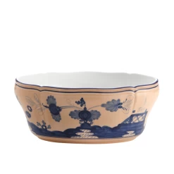 Oriente Italiano Oval Salad Bowl, Cipria
