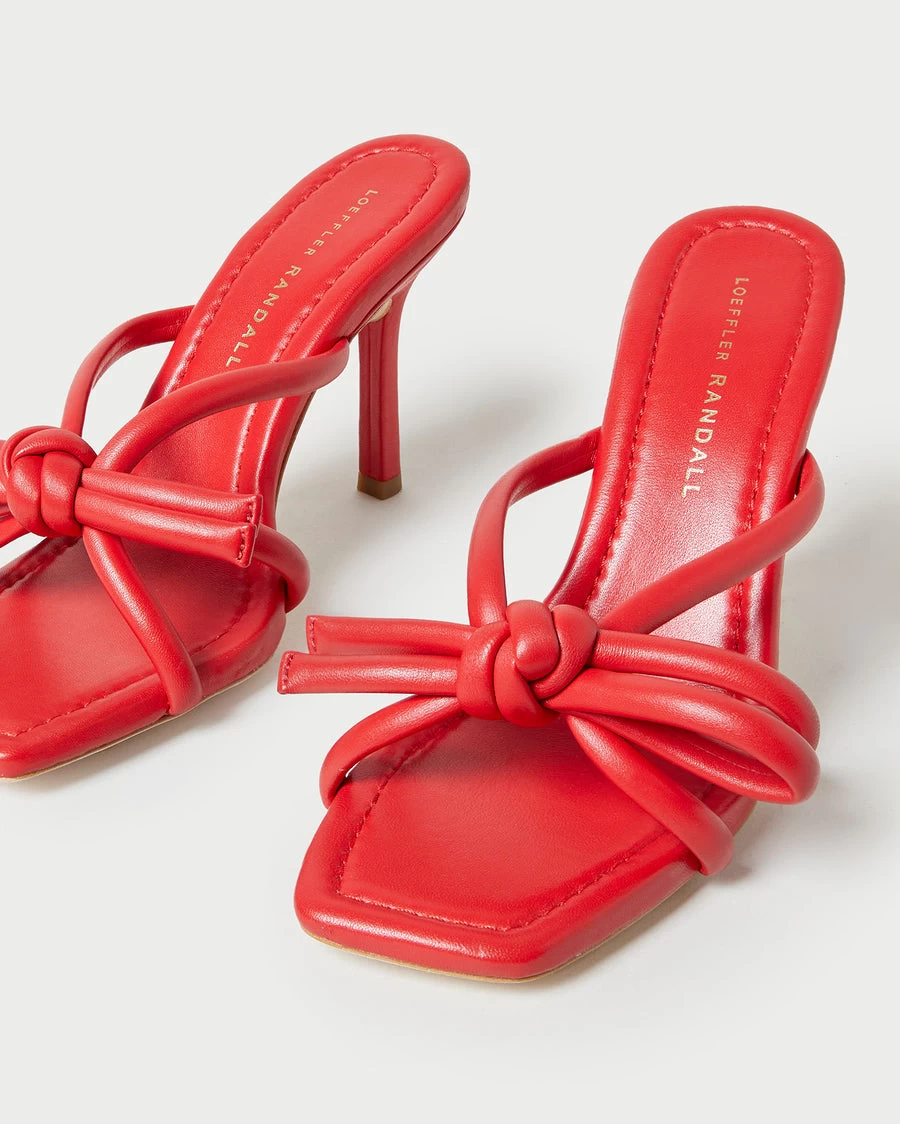 Loeffler Randall Margi Bow Heeled Sandal, Poppy 2 Loeffler Randall Margi Bow Heeled Sandal, Poppy - Image 2