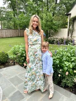 One Shoulder Ruffle Top, Spring Chinoiserie -Fashion Clothing Shop IMG 6374