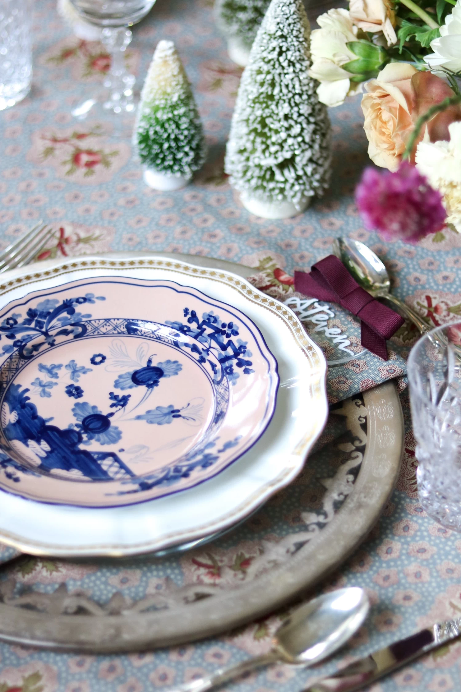 Oriente Italiano Dessert Plate, Cipria 2 Oriente Italiano Dessert Plate, Cipria - Image 2