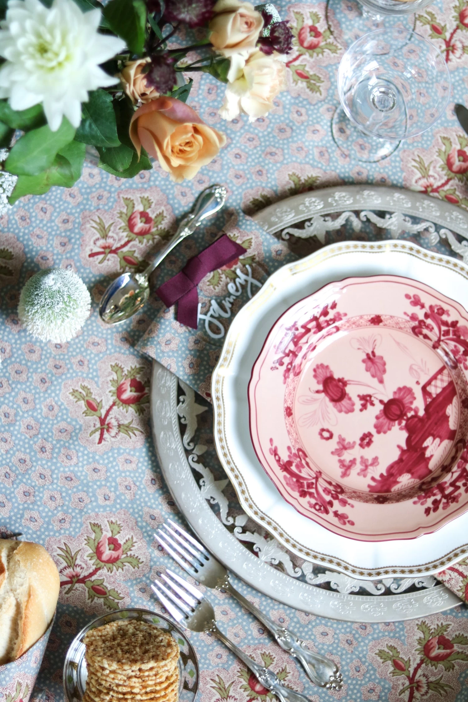 Oriente Italiano Dessert Plate, Vermiglio 2 Oriente Italiano Dessert Plate, Vermiglio - Image 2