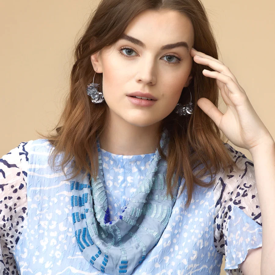 Lolita Mini Hoop, Silver 2 Lolita Mini Hoop, Silver - Image 2