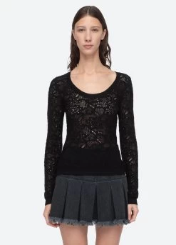 Nelle Sweater, Black -Fashion Clothing Shop PF23 113 Black 1 4abe4262 346d 4af9 a3c5 1a251ca95ef7