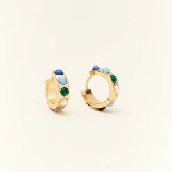 Mini Petra Huggie Hoop, Multi -Fashion Clothing Shop Petite Petra Huggie Hoop Earrings Multi 900x 1