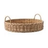 Provence Rattan Whitewash Round Tray