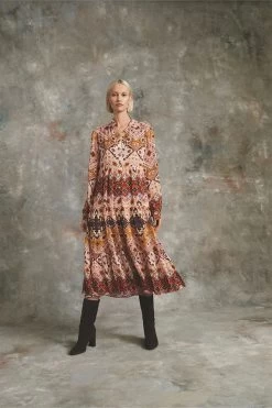 Lolan Dress, Rose Dawn Geo Emblem -Fashion Clothing Shop SHOT 18 971 600x 448167ce cb3b 4b85 ba13 c96336405b7b