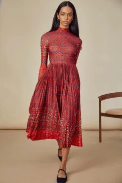 Sabine Dress, Red Essex Block Border 7 Sabine Dress, Red Essex Block Border -Fashion Clothing Shop SabineDress EssezBlockPrintRed 7 resized 460x e28cf5d6 1969 4c09 b0d1 02a38f50776b