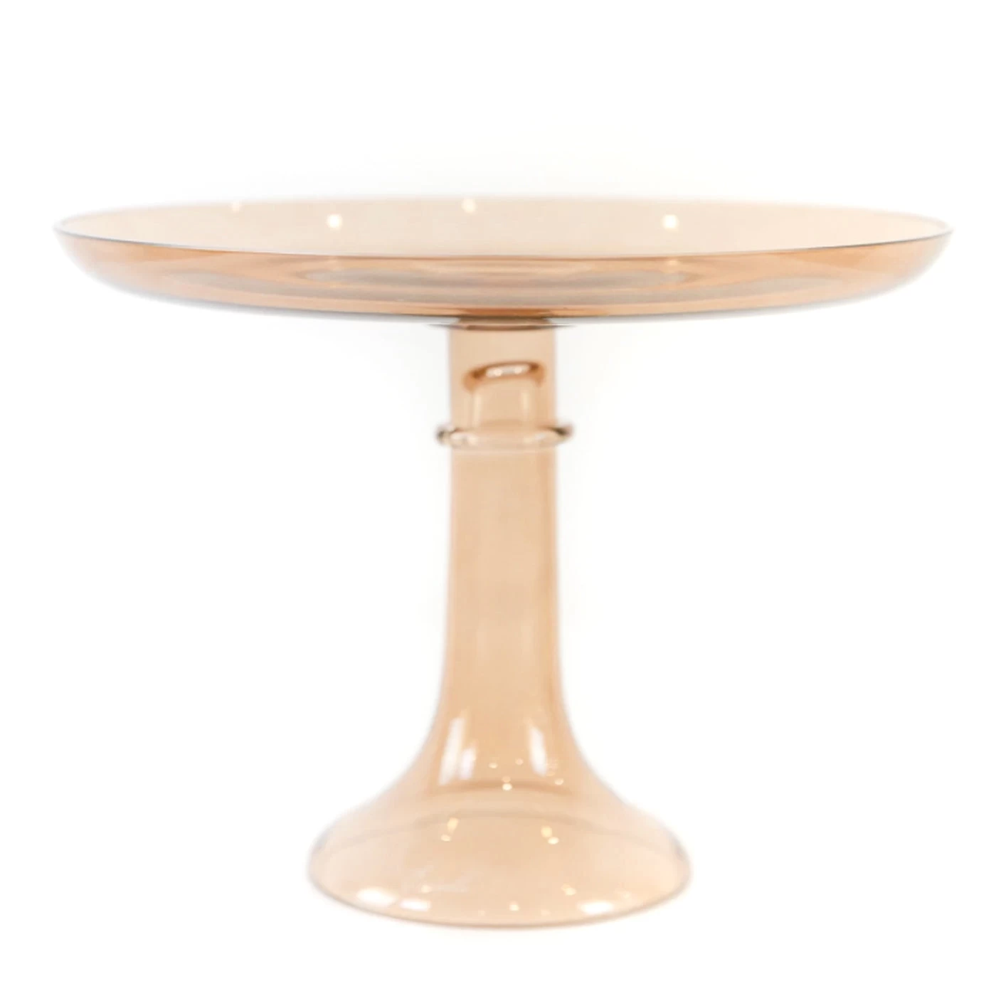 Cake Stand, Amber Smoke 1 Cake Stand, Amber Smoke