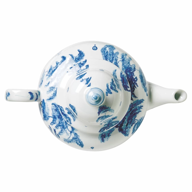 Country Estate Delft Blue Teapot Main House 2 Country Estate Delft Blue Teapot Main House - Image 2