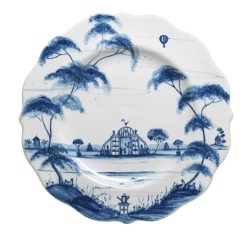 Country Estate Delft Blue Dessert/Salad Plate Conservatory