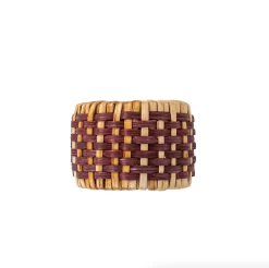 Woven Napkin Ring - Cranberry