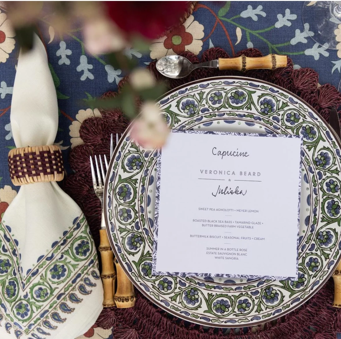 Woven Napkin Ring - Cranberry 2 Woven Napkin Ring - Cranberry - Image 2