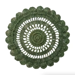 Macrame Placemat -Green
