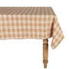 Terracotta Gingham Tablecloth