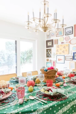 Only On The Avenue Holiday Ditsy Floral Tablecloth, Green -Fashion Clothing Shop ScreenShot2022 11 18at4.00.29PM