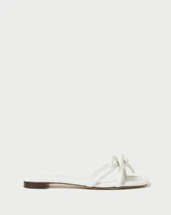 Loeffler Randall Hadley Bow Sandal, White -Fashion Clothing Shop Screenshot2023 06 01at4.39.17PM