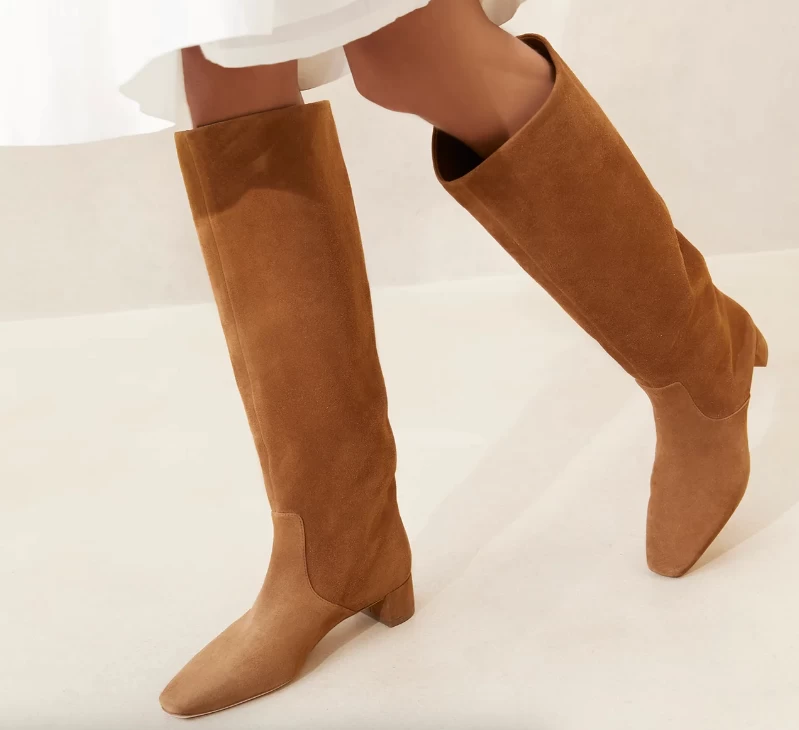 Loeffler Randall Indy Boot, Cacao Suede 2 Loeffler Randall Indy Boot, Cacao Suede - Image 2