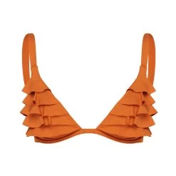 Tiered Bra, Terracotta