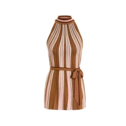 Zimmermann Luminosity Halter Top, Multi Stripe