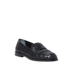 Loeffler Randall Rachel Loafer, Black Woven