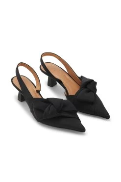 Ganni Soft Bow Slingback Pump, Black 6 Ganni Soft Bow Slingback Pump, Black -Fashion Clothing Shop image 59edbe76 6693 4112 a64c e1d135fd5dcb