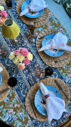 Marley Tablecloth, Blue X Mustard 5 Marley Tablecloth, Blue X Mustard -Fashion Clothing Shop image 9b4dd8bf ea68 4f44 8f13 6e2b922fd384