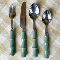 Bamboo Flatware, Light Green -Fashion Clothing Shop image 9be94624 89fd 4e0d bed9 573df27eff00