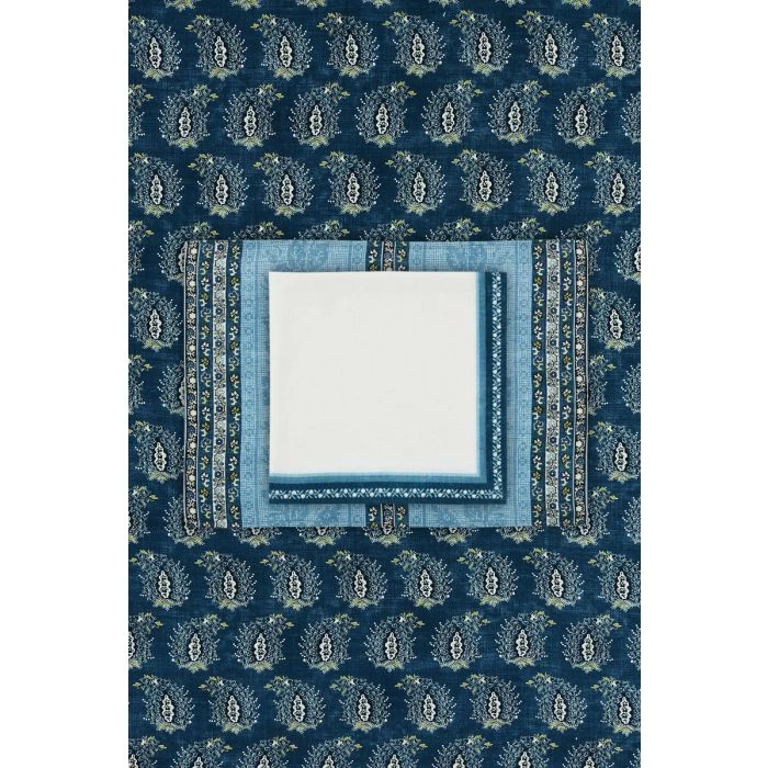 Anastasia Tablecloth, Blue 2 Anastasia Tablecloth, Blue - Image 2