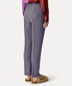 FORTE_FORTE Pied De Poule Elasticated Pants, Orquidea -Fashion Clothing Shop image aec33660 77a8 4797 b13d aae0194701a3