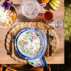 Braided Basket Oval Natural Placemat -Fashion Clothing Shop lalana