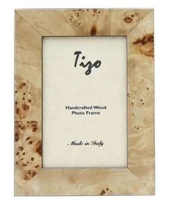 Only On The Avenue Burl Italian Wood Frame