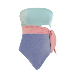 Zimmermann Clover Lurex Scarf Tie 1PC, Spliced